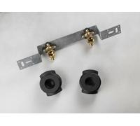 TECE TECEflex Unidad de montaje 153 con rosetas de pared, Dimensión 20 x Rp 1/2,