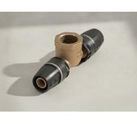 TECE TECElogo-Push Te IG Dimensión 40 x Rp 1 x 40, Bronce rojo/Si-Bronce, 871340