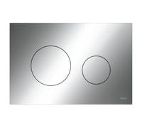 TECE Placa de accionamiento para WC TECEloop, plÃ¡stico, para tecnologÃa de doble descarga, 92409, Color: Cromo brillo - 9240921