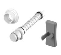 TECE TECEone Barra de ducha Juego completo, blanco, 9820363