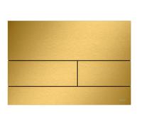 TECE TECEsquare II Placa de accionamiento para inodoro de metal, óptica dorada c
