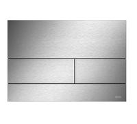 TECE TECEsquare II Placa de accionamiento WC de metal, Acero inoxidable cepillad