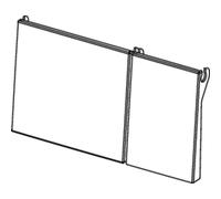 TECEbase Juego de botones para placa de accionamiento 9.820.241 blanco
