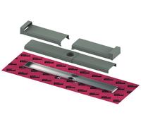 TECEdrainline-Evo Canales de ducha, cuerpo recto de acero inoxidable, 600702, Versión: Longitud nominal: 700 mm (693 mm)