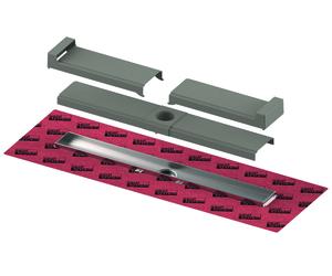 TECEdrainline-Evo Canales de ducha, cuerpo recto de acero inoxidable, 600802, Versión: Longitud nominal: 800 mm (793 mm)