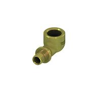 TECEflex casquillo acodado compacto, dim. 16xRP1/2\", bronce al silicio, 708100