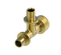 TECEflex enchufe rápido pieza en T recta, dim. 16x16x1/2\", bronce al silicio, 708632