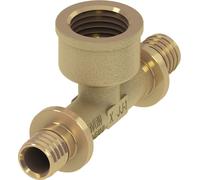 TECEflex Pieza en T IG, latón estándar, 769525, Versión: 25 x rosca hembra (RP) 3/4" x 25