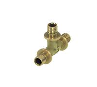 TECEflex Pieza en T, latón estándar, 760032, Versión: 32 x 32 x 32