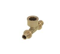 TECEflex T-Piece 40 x Rp 1/2" IG x 40mm Latón