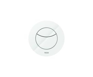 TECEflushpoint set de instalación fina, accionamiento neumático a distancia, para tecnología de doble descarga, tapa redonda, 9240981, Color: Blanco
