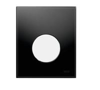 TECEloop Urinario Accionamiento Cristal Negro Botones Blanco con Cartu