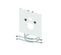 TECElux Placa de vidrio para WC, para TECEone WC con función de ducha, 446x430x16mm, 9650109, Color: Vidrio Blanco