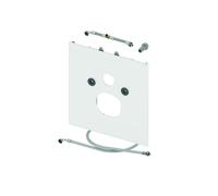 TECElux Plato de cristal WC para inodoros con función de ducha Duravit y Villeroy & Boch, 9650103, Versión: Vidrio blanco