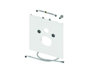 TECElux Plato de cristal WC para inodoros con función de ducha Duravit y Villeroy & Boch, 9650103, Versión: Vidrio blanco