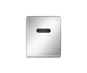 TECEplanus set de instalación fina, urinario electrónico, 12 V red, 9242352, Color: acero inoxidable pulido