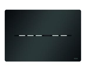 TECEsolid WC eléctrico, desbloqueo sin contacto, pila 6V, 9240465, Color: Negro Mate