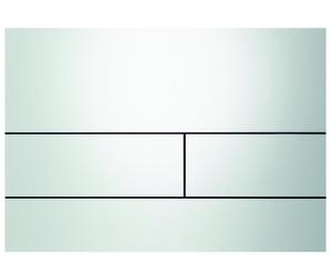 TECEsquare placa de accionamiento, para tecnología de doble descarga, pieza de recambio, 9820393, Color: Blanco brillante