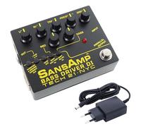 Tech 21 SansAmp Bass Driver DI V2 - Pedal de efectos preamplificador y fuente de alimentación keepdrum