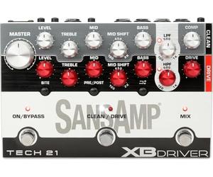 Tech 21 XBDR SansAmp XB Driver - Preamplificador de Graves de Doble amperio/bi-amp