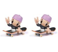 Tech Deck - Figura de Juguete Sk8 Crew y Finger Skate Fingerboard - Modelo Aleatorio - 6071054 - Regalo Niño 5 Años + - Juguetes Niños 5 Años + (Paquete de 2)