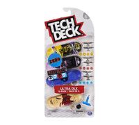 Tech Deck - Finger Skate - Pack 4 FINGERBOARDS - Auténticos Mini Skates para Dedos 96 mm Personalizables - 6028815 - Juguetes Niños 6 años + - Modelo Aleatorio