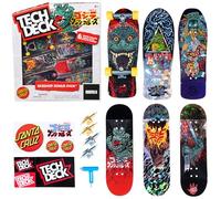 Tech Deck - Finger Skate - Pack 6 Fingerboards Godzilla Sk8shop - Auténticos Mini Skates para Dedos Personalizables - Juguetes Niños 6 años + - Regalo Niño 6 Años