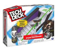 Tech Deck Nyjah Skatepark X-Connect Park Creator - Juego de rampas de skate para parques personalizables masivo con diapas n exclusivo, juguete p