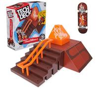 Tech Deck, Pyramid Shredder 2.0, X-Connect Park Creator, Juego de rampas Personalizable y construible con Fingerboard, Juguetes para niños y niñas a Partir de 6 años