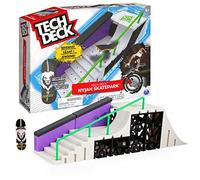 Tech Deck - Skate Park Dedos - Nyjah Skatepark X-Connect Park Creator - Juego de Rampas de Skate Personalizable de Gran Tamaño con una Fingerboard Exclusiva - 6060504 - Juguetes Niños 6 años +