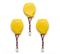 Tech-Fan - Batería CR2032 de litio 3 V, lote de 3, CMOS RTC BIOS, conector de 2 pines, reemplazo de botón, compatible con ASUS Eee PC 701, 900, 901, 904, 1000, 1000HD, 1201, 1201N, 1215, 1215B, 1215N