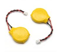 Tech-Fan © Batería CR2032 Litio 3V, Lote de 2, CMOS RTC BIOS, Conector 2 pines, Reemplazo de botón, Compatible con ASUS Eee PC 701, 900, 901, 904, 1000, 1000HD, 1201, 1201N, 1215, 1215B, 1215N, 1215T