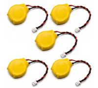 Tech-Fan © Batería CR2032 Litio 3V, Pack de 5, CMOS RTC BIOS, Conector 2 pines, compatible con Lenovo ThinkPad A20m, A20p, A21e, A21m, A21p, A22e, A22m, A22p, A30, A30p, A31, A31p
