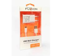 TECH FUZZION CARREGADOR 1USB 2A + CABO MICRO USB