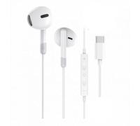Auriculares Intrauditivos Tech One Tech earTECH TEC1301/ con Micrófono/ USB Tipo-C/ Blancos