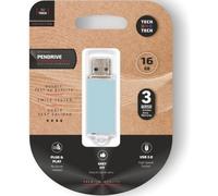 Tech One Tech Basic Pendrive 16GB USB 2.0 Azul Cielo