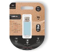 TECH ONE TECH Basic Pendrive 16Gb USB 2.0 Blue TEC3010-16