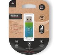 Pendrive Tech One Tech Be Ocean 32GB USB 2.0 Verde Degradado Compacto