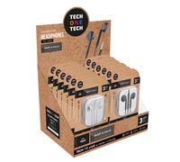 Tech one tech pack ahorro auriculares eartech 12 unid jack (6+6)