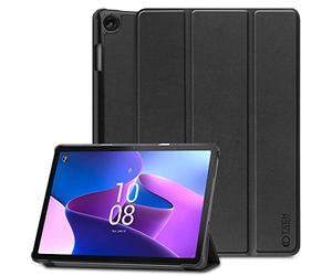 Tech-Protect SmartCase - Funda tipo libro con función atril, funda magnética, compatible con Lenovo Tab M10 10.1 3rd Gen TB328, color negro