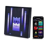 Tech Solutions Smart - Marco de píxeles Bluetooth - visualización LED RGB programable de 32 x 32 pulgadas para arte, animaciones, reloj digital, decoración de bricolaje y accesorios para juegos