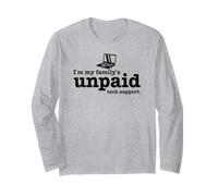 Tech Soy el Ingeniero de Software de Soporte técnico no remunerado de mi Familia Manga Larga