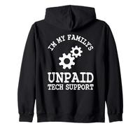 Tech Soy el Ingeniero de Software de Soporte técnico no remunerado de mi Familia Sudadera con Capucha