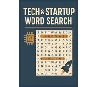 Tech&Startup Word Search Puzzle Book: Word Search Puzzles with Easy to Read Print about Coding, Innovation, Entrepreneurs, and Apps | 6x9 inches, 110 ... Startup Founders, and Tech Enthusiasts