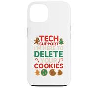 Tech Support Christmas Cookies Lover Women Men Funny Carcasa para iPhone 13