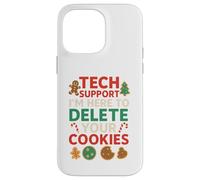 Tech Support Christmas Cookies Lover Women Men Funny Carcasa para iPhone 14 Pro MAX
