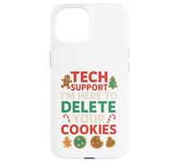 Tech Support Christmas Cookies Lover Women Men Funny Carcasa para iPhone 15