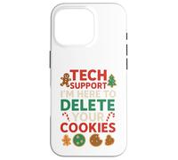 Tech Support Christmas Cookies Lover Women Men Funny Carcasa para iPhone 16 Pro