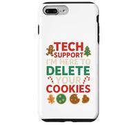 Tech Support Christmas Cookies Lover Women Men Funny Carcasa para iPhone 7 Plus/8 Plus