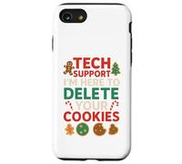 Tech Support Christmas Cookies Lover Women Men Funny Carcasa para iPhone SE (2020) / 7/8
